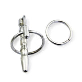 Flared Cum Through Penis Plug with Glans Ring Penis Plugs